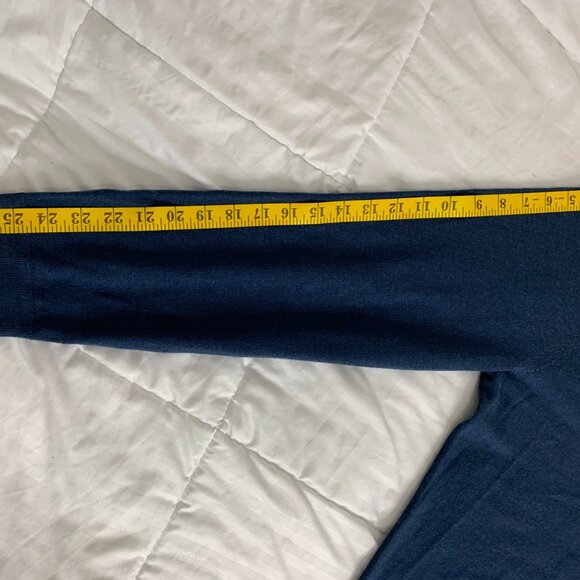 Banana Republic Men’s XXL Blue 100% Merino Wool Lightweight Sweater – Ultra Soft - Picture 11 of 13